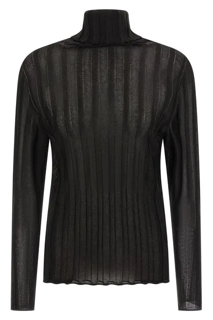 Lurex sweater - Black