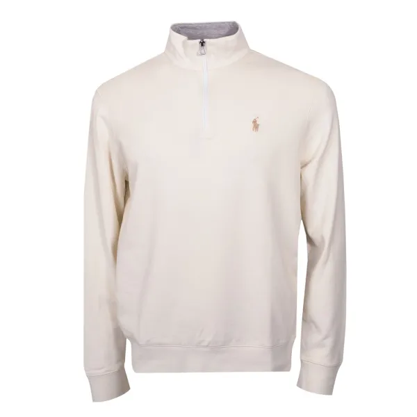 Luxury Jersey Half Zip Sweatshirt