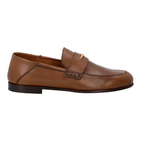 Luxury Lady Edward Moccasin Shoes by in Cigar Brown