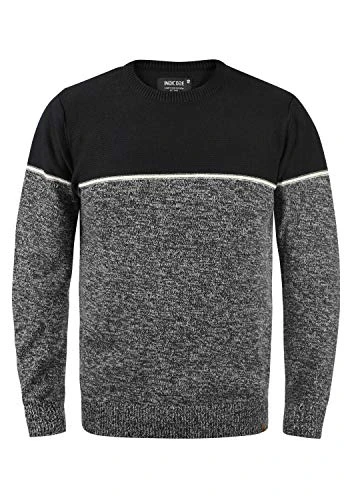 Lynn Men's Jumper Knit Pullover, Size:XXL, Colour:Black (999)