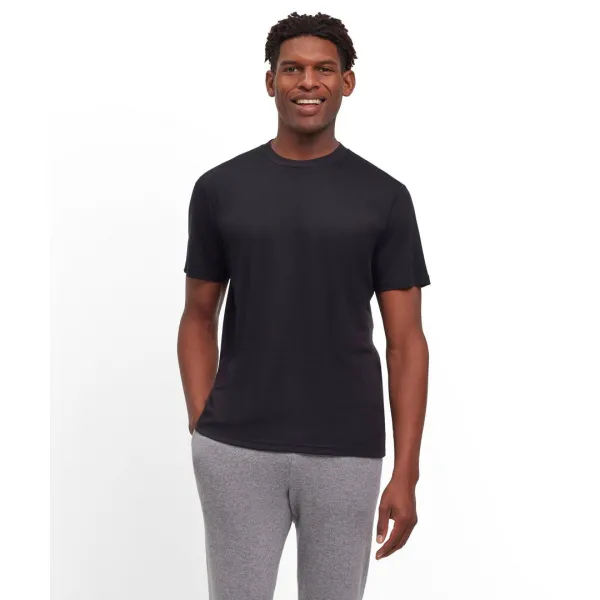 Lyocell Balance Men T-Shirt - Black