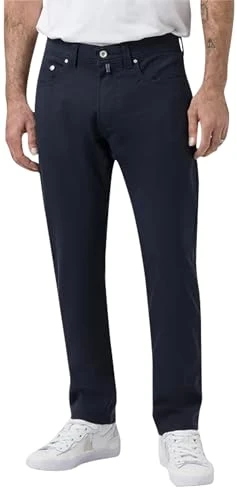 Lyon Tapered Men's Casual Trousers | Men's Trousers | Tapered Fit, Navy Blazer 4200 6323, 38 W/30 L