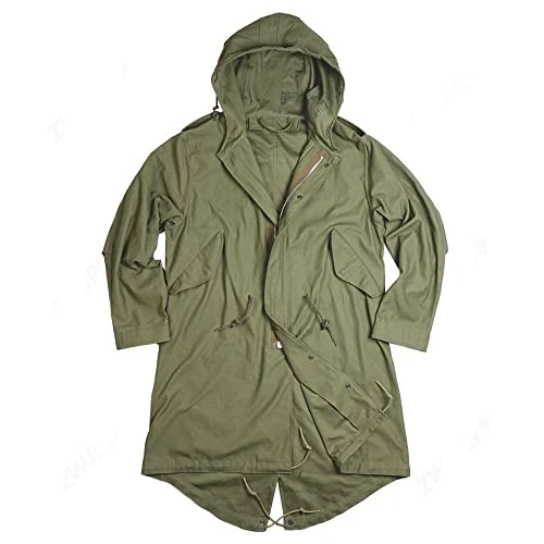 M51 M1951 Parka Men's Outdoors Windbreaker Fishtail Coat (L)