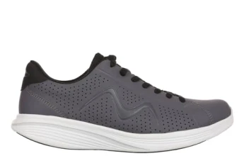 M800 Men's Modern Style Sneakers. Anatomical and Comfortable Walking Sneakers. Physiological Comfort and Stability Shoes with Curved Sole. Grey Sneakers