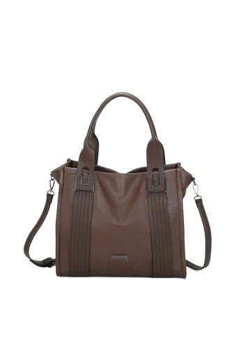 M9012 Women's Large Soft Large Handbag with Shoulder Strap, mocha, Centimetri