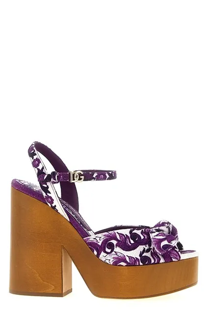 Maiolica sandals - Purple