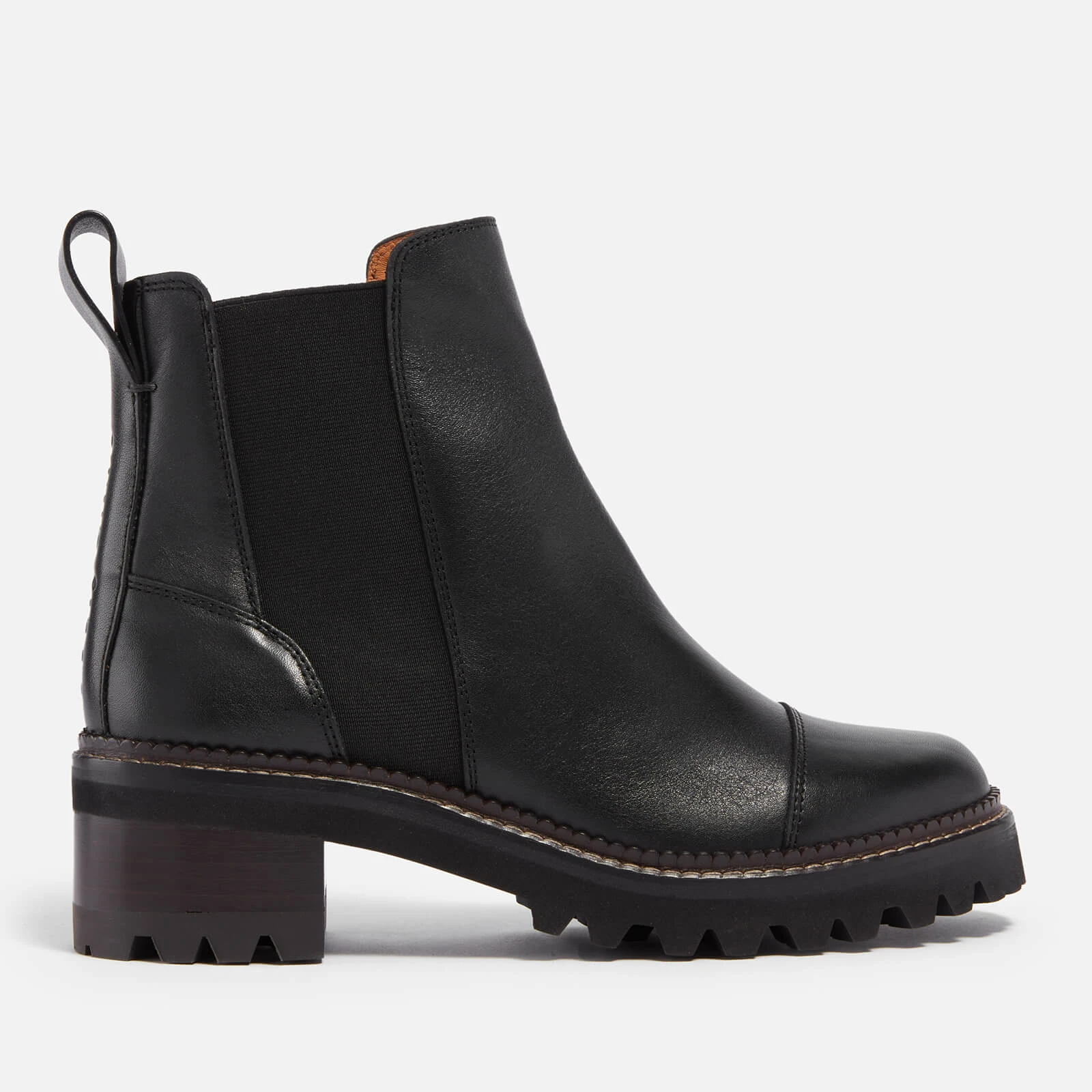 Mallory Leather Chelsea Boots - UK - Black