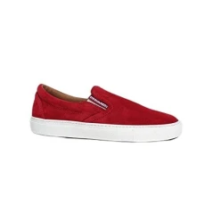 Man Briefs On Suede Red Size: 10 UK