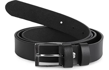 Man's Leather Belt Extra Long L11(Black-3, 150 cm x 3 cm (Total length 167,5 cm))