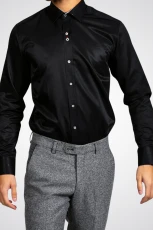 Marc Darcy Alfie Black Long Sleeve Shirt Marc Darcy Alfie Black Long Sleeve Shirt