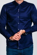 Marc Darcy Alfie Navy Long Sleeve Shirt Marc Darcy Alfie Navy Long Sleeve Shirt