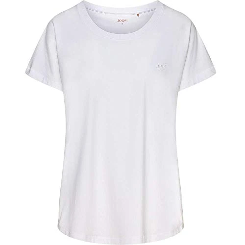 Marc O’Polo Body & Beach Women's Mix W-Shirt Pyjama Top, White (White 100), Large
