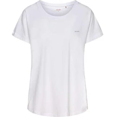 Marc O’Polo Body & Beach Women's Mix W-Shirt Pyjama Top, White (White 100), Large