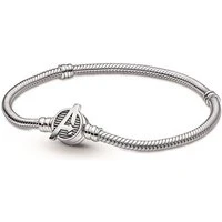 Marvel Avengers Logo Snake Chain Bracelet - 17cm