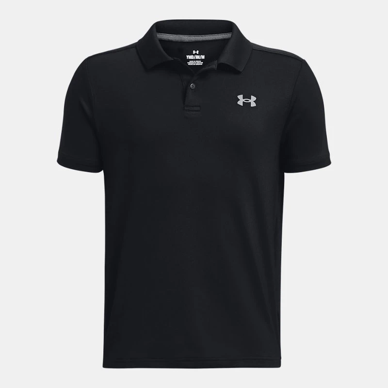 Matchplay Boys Polo Black / Pitch Gray YSM ( 54 in)