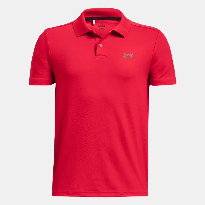 Matchplay Boys Polo Red / Black YMD ( 59 in)