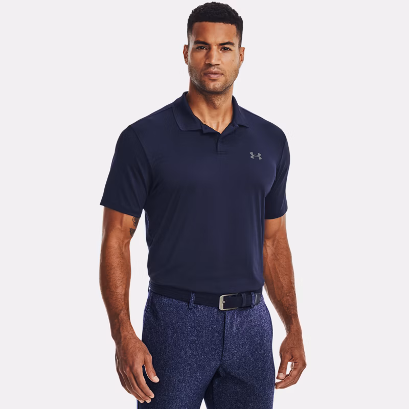 Matchplay Mens Polo Midnight Navy / Pitch Gray Blue