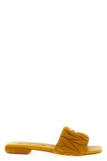 Matelassé Suede Slides Size IT Matelassé Suede Slides Size IT