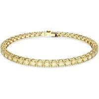 Matrix Gold + Yellow Round Tennis Bracelet - 16.5cm