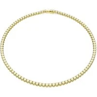 Matrix Gold + Yellow Round Tennis Necklace - 41cm