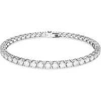 Matrix Silver Round Tennis Bracelet - 16.5cm