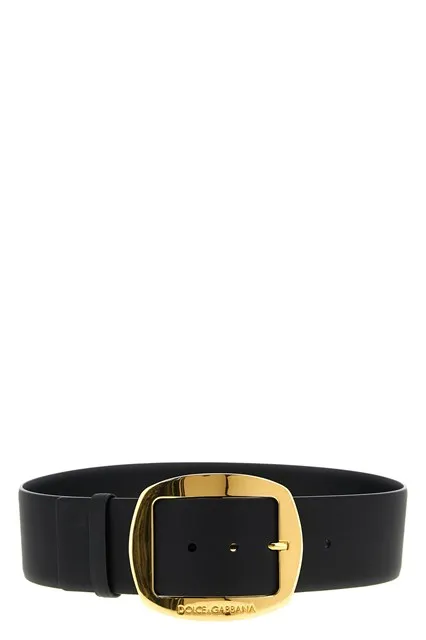 Maxi buckle belt - Black
