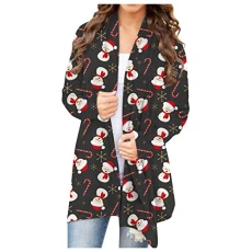 Maxi Cardigans for Women UK, Long Sleeve Plus Size Long Cardigan for Women New Ladies Classic Boyfriend Top Maxi Long Oversized Knitwear Deal of The Day