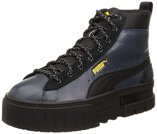 Mayze Mid GTX Lace-Up Black Smooth Leather Womens Boots 381890_01