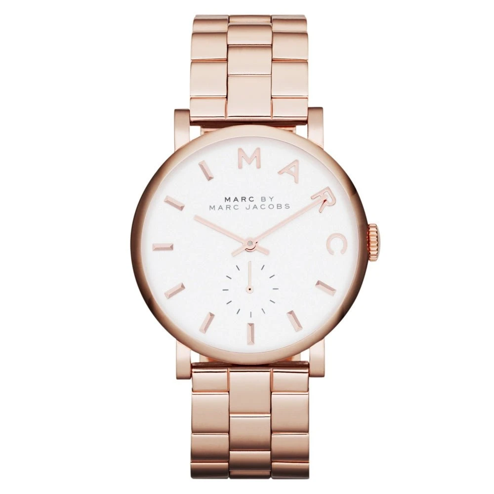 MBM3244 Baker Rose Gold Plated Ladies Watch - Black