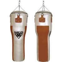 MCD Boxing Angle Uppercut Punching Bag Durable Leather 4ft/5ft Filled/Unfilled Gold 4FT Filled