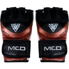 MCD Ron Pro MMA Gloves 3-Tone Real Leather Black Medium