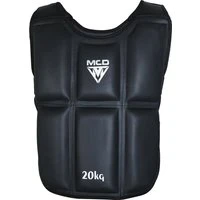 MCD Weighted Vest 8kg 12kg 20kg Black 20Kg