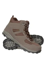 McLeod Mens Hiking Boots - Durable, Breathable Walking Shoes, Sturdy Grip, EVA Cushioning, Mesh Lining - For Autumn Winter, Travelling, Camping, Hiking Brown Adult Shoe Size 10 McLeod Mens Hiking Boots - Durable, Breathable Walking Shoes, Sturdy Grip, EVA Cushioning, Mesh Lining - For Autumn Winter, Travelling, Camping, Hiking Brown Adult Shoe Size 10