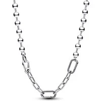 ME Metal Bead & Link Chain Necklace