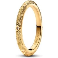 ME Texture & Stones Gold Ring - 54