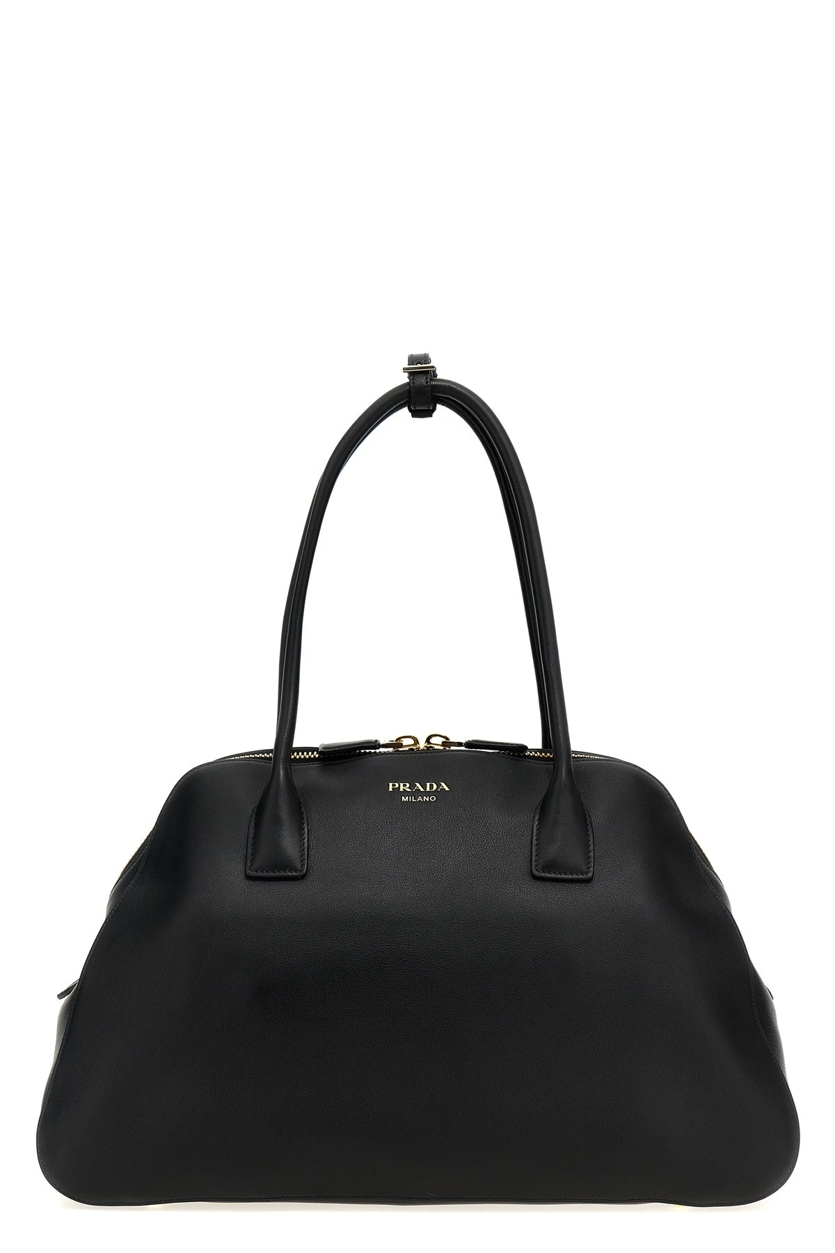 Medium Leather Shopping Bag