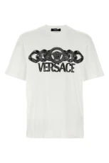 Medusa logo print T-shirt White Size