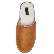 Memory Foam Rubber Sole Scuff Bedroom Slipper - Soft Comfy Men's Slippers - Indoor/Outdoor Mens House Slippers, Tan, M Memory Foam Rubber Sole Scuff Bedroom Slipper - Soft Comfy Men's Slippers - Indoor/Outdoor Mens House Slippers, Tan, M