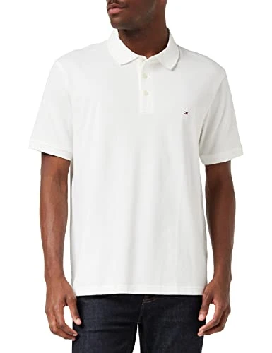 Men 1985 Slim Short-Sleeve Polo Shirt, White (White), M