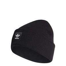 Men Adicolor Cuff Knit Beanie - Black, OSFW Men Adicolor Cuff Knit Beanie - Black, OSFW