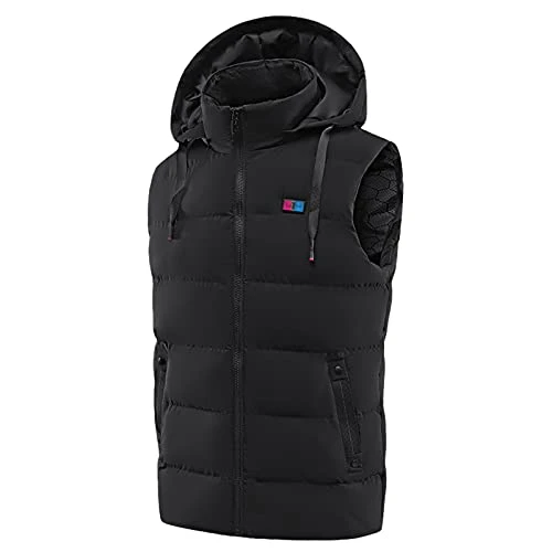 Men and Women Heating Vests Electric Heating Clothes Smart Heat Charging Vest Outdoor Waistcoat Multi-Pocket Warm Clothes Sale Clearance