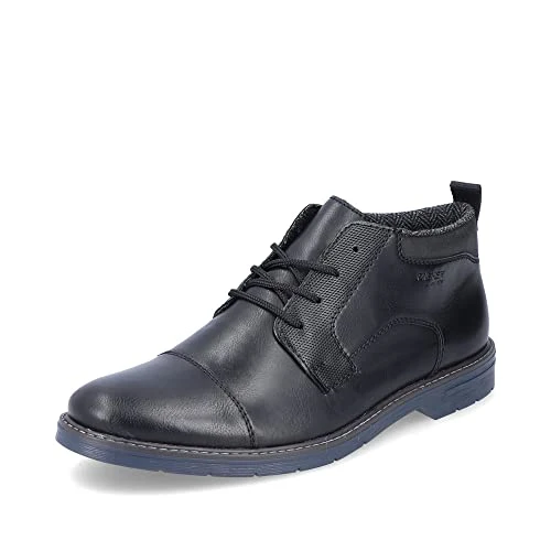 Men Ankle Boots 13031, Men´s Lace-up Ankle Boot,Boot,Half-Boot,lace-up Bootie,Transition Shoe,Black