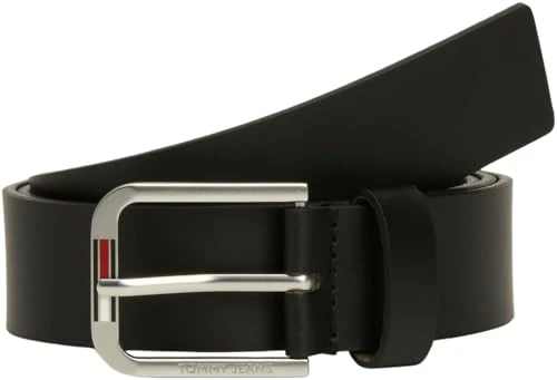 Men Belt Austin 3.5 Leather, Black (Black), 85 cm