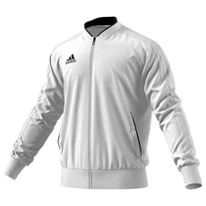 Men Condivo 18 Polyester Tracksuit Jacket - White/Black, Small Men Condivo 18 Polyester Tracksuit Jacket - White/Black, Small