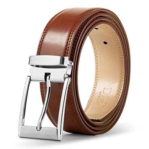 Men Cordovan Leather Belt Gift Box Set