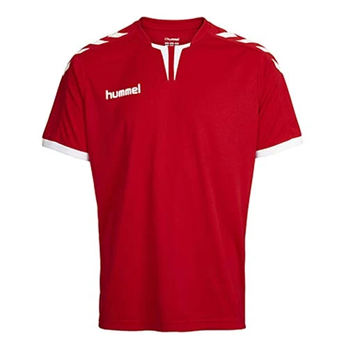 Men CORE SS POLY Jersey - True Red Pro, Medium