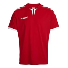 Men CORE SS POLY Jersey - True Red Pro, Medium Men CORE SS POLY Jersey - True Red Pro, Medium