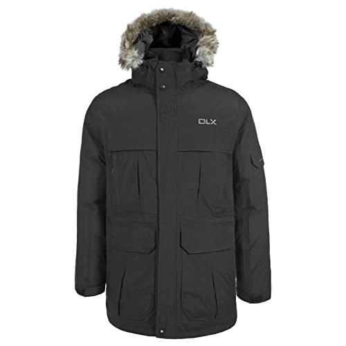 Men Down Jacket Highland Dlx L black