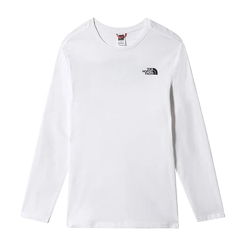 Men Easy Long-Sleeve T-Shirt - White, Large