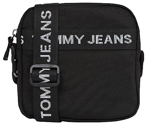 Men Essential Reporter Shoulder Bag Medium, Multicolor (Black), One Size